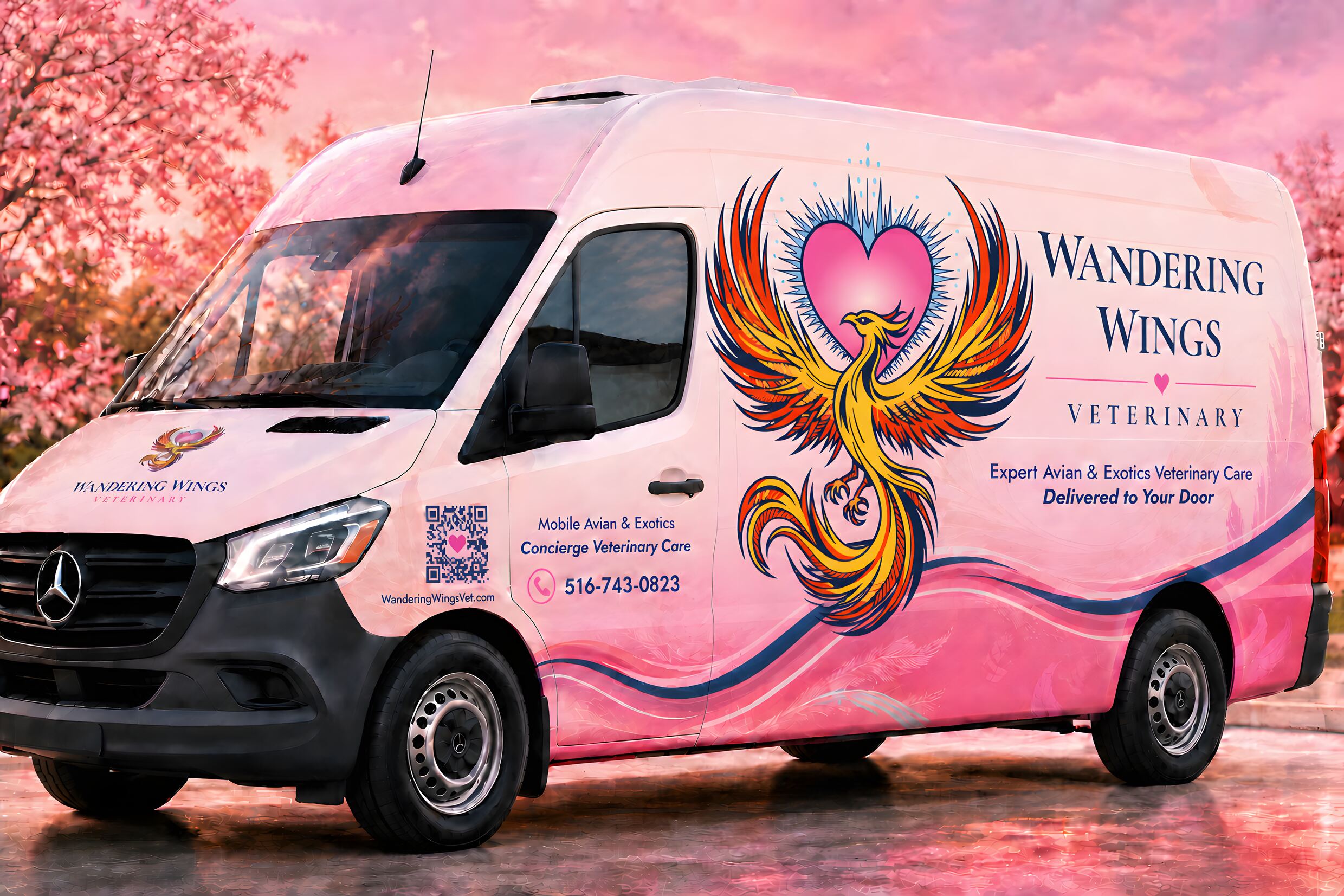 The Wandering Wings mobile veterinary van